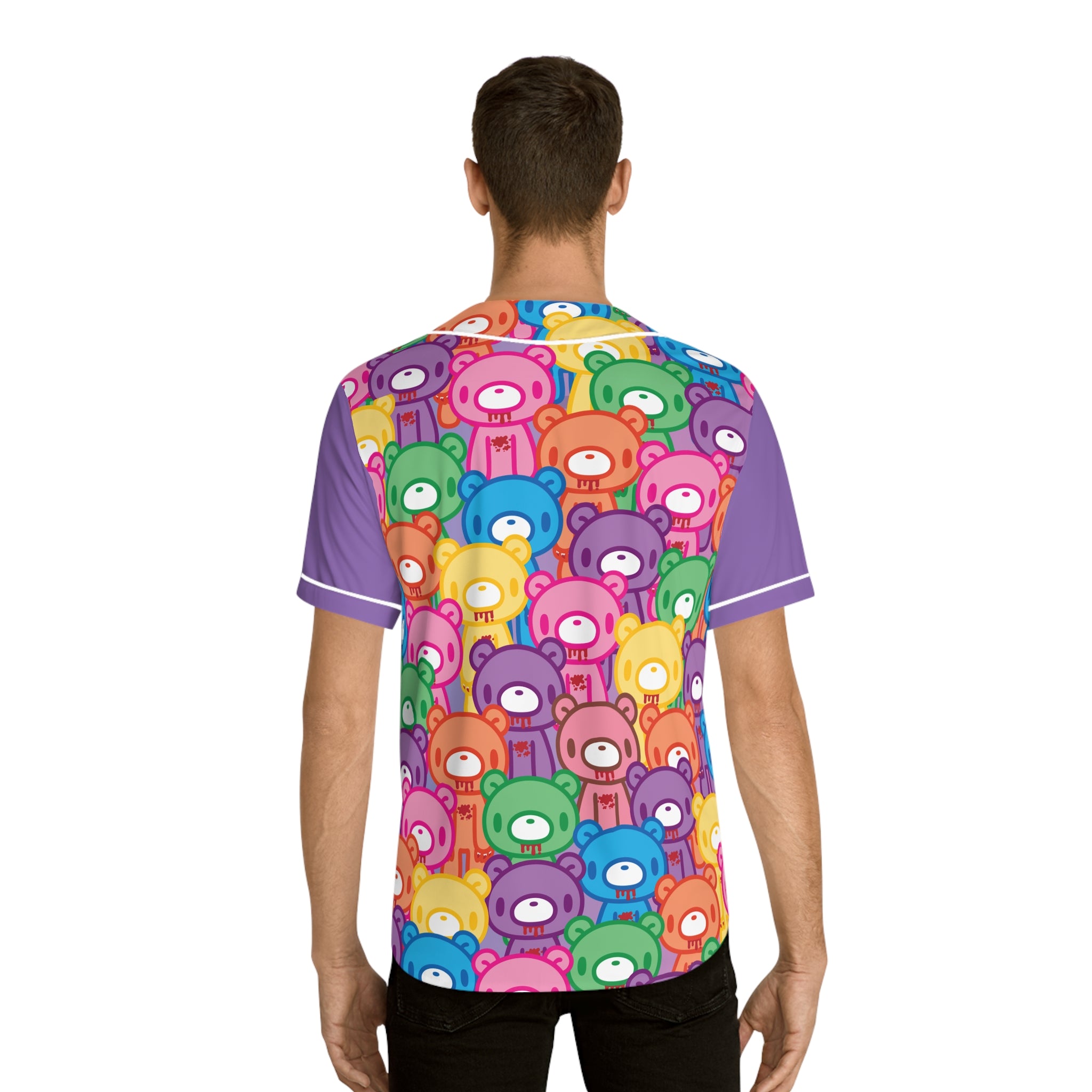 Gloomy Bear "Rainbow Dreams" Men's Baseball Jersey
